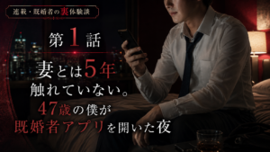 第1話　妻とは5年触れていない。47歳の僕が既婚者アプリを開いた夜